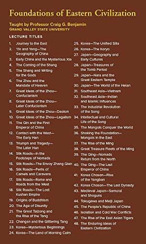 The Great Courses: Foundations – GOOD