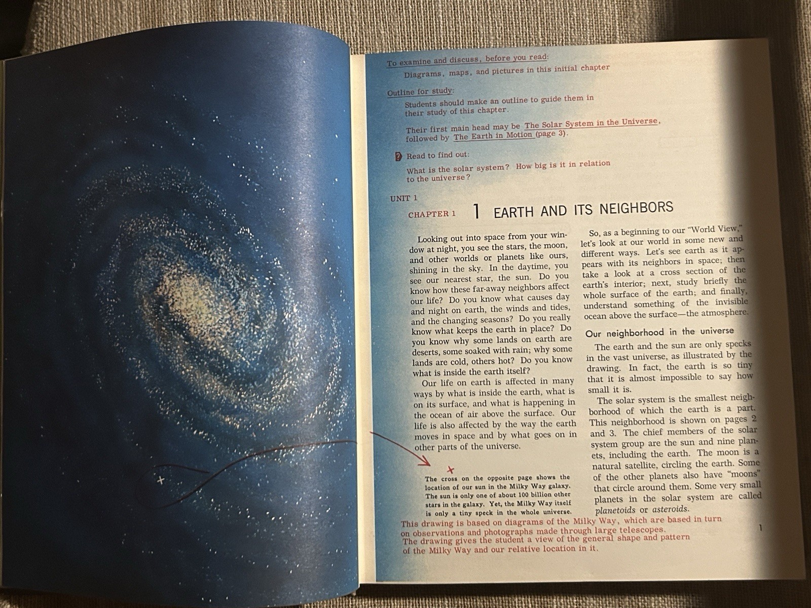 Vintage World Geography Textbook ‘A World View’ 1968 Teacher’s Edition Hardcover