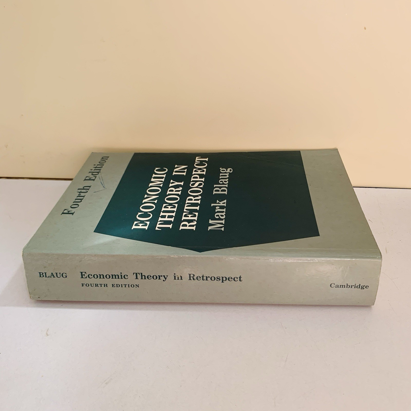 Economic Theory in Retrospect by Mark Blaug Fourth Edition Paperback Book 1990