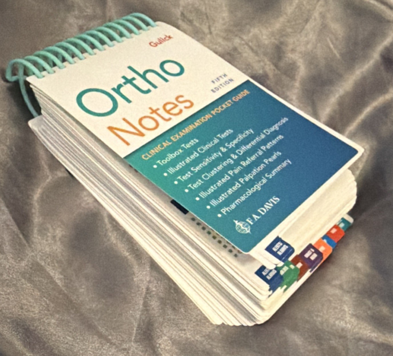 F.A. Davis Ortho Notes Clinical Examination Pocket Guide 5th Ed Spiral, 2017