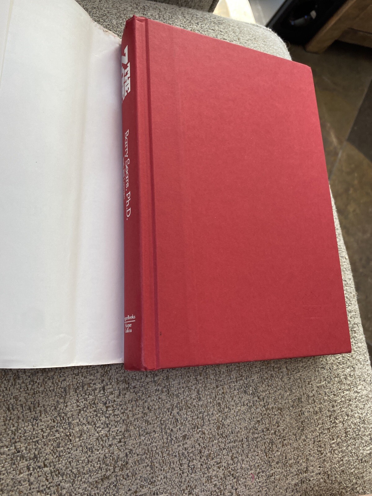 Enter The Zone: A Dietary Road map , Barry Sears. Hardcover with a dust jacket
