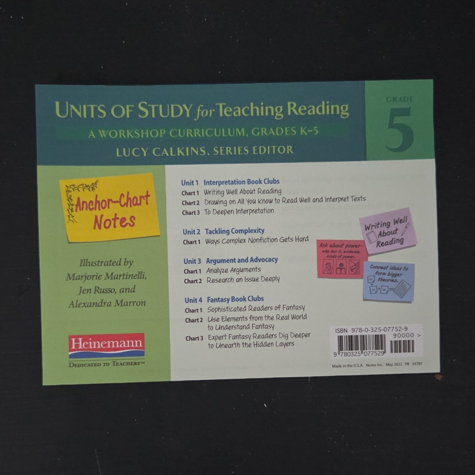 Lucy Calkins Units of Study Reading Grade 5 Complete Set Heinemann Homeschool