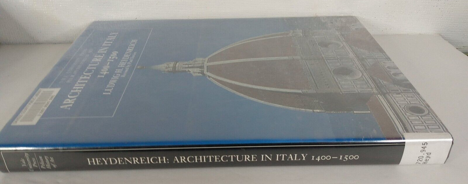 Architecture in Italy 1400-1500 by Ludwig H. Heydenreich 1996 HC DJ *EX LIBRARY