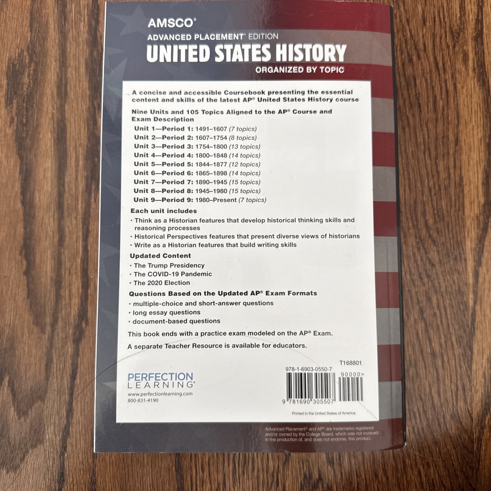Advanced Placement United States History, 4th Edition by John J. Newman and…