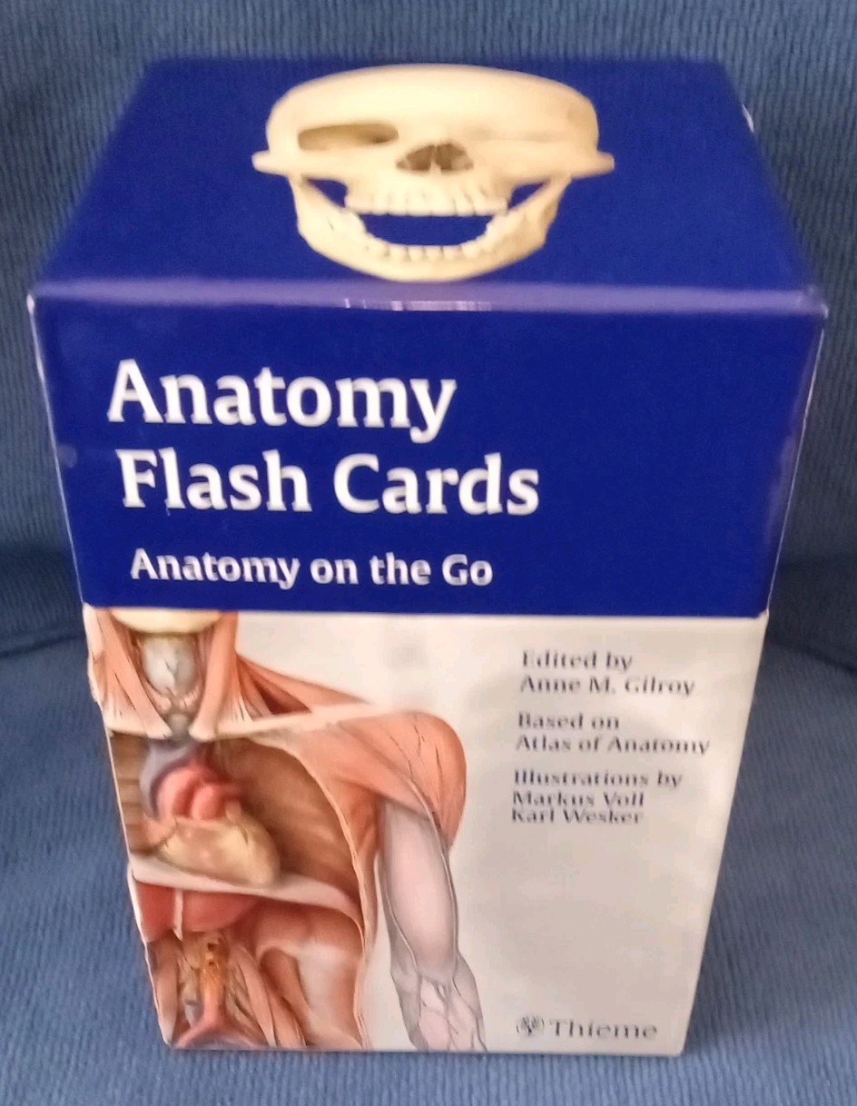 Anatomy Flash Cards by Anne M. Gilroy: Very Good Condition