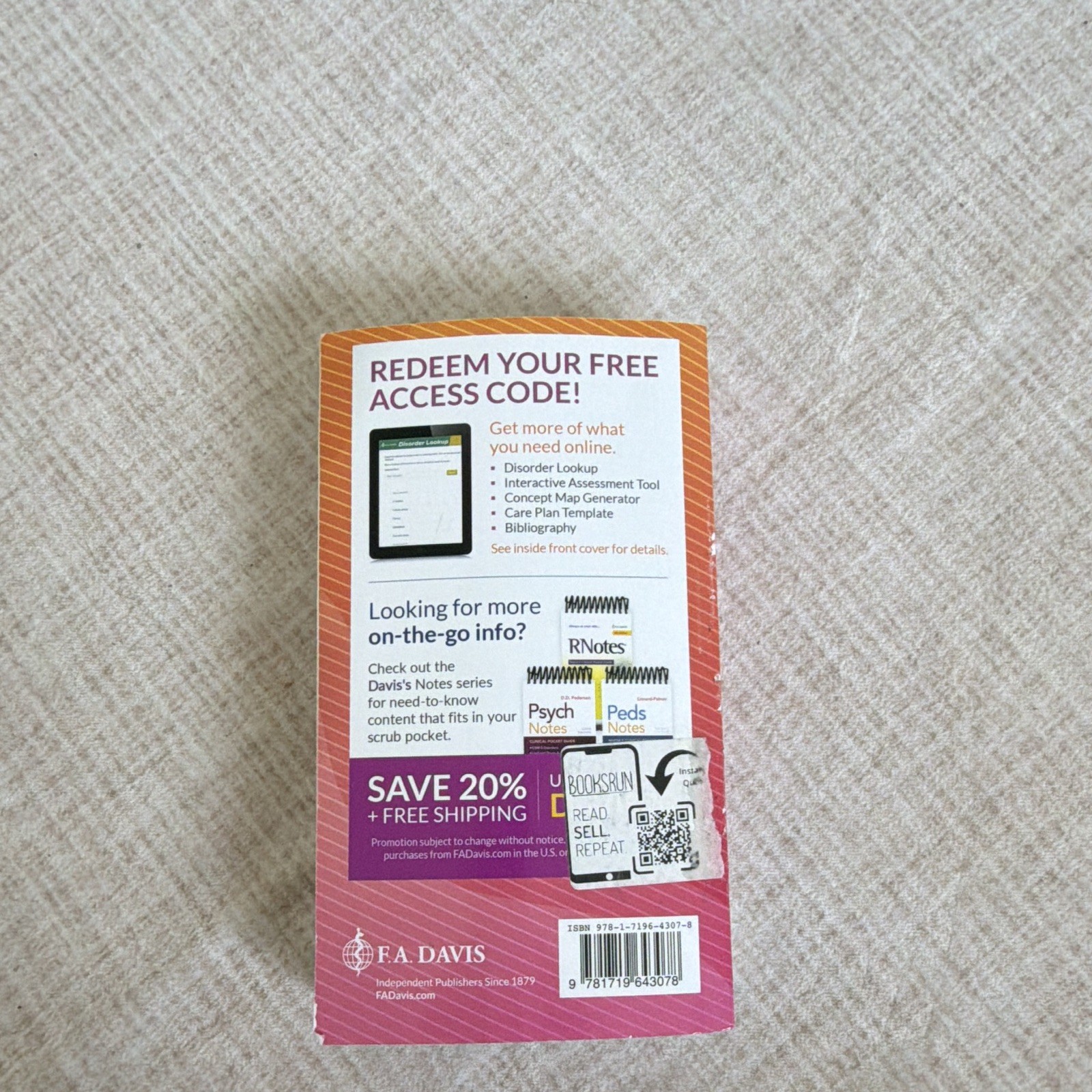 F.A. Davis Nurse’s Pocket Guide 16th Ed 2019 Doenges Moorhouse Murr