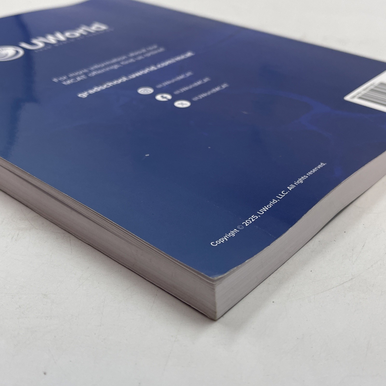 UWorld MCAT Prep Book Behavioral Sciences 2nd Edition 2026-2027