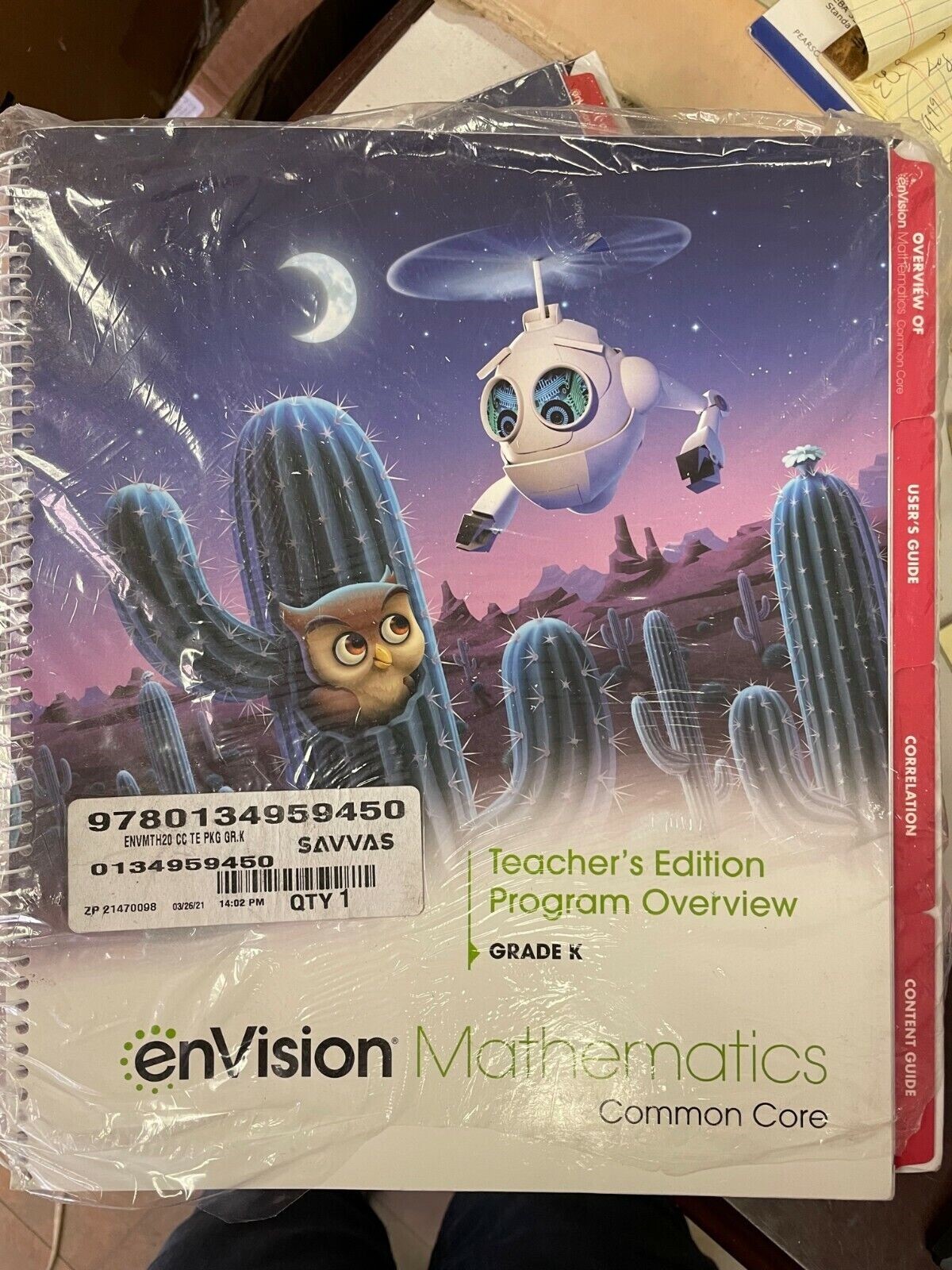 EnVision Mathematics Common Core Grade K-Teacher’s Ed Vol 1&2&Overview