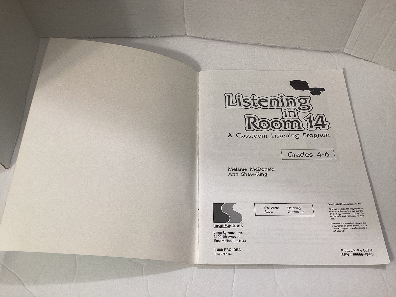 Listening In Room 14- A Classroom Listening Program -linguisystems