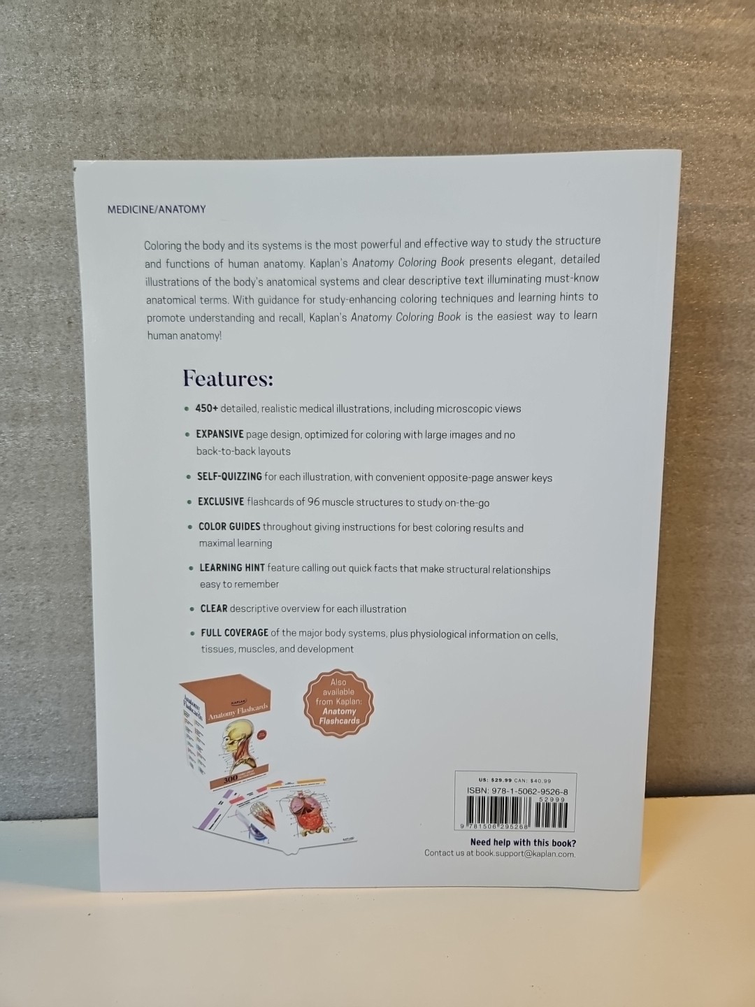 Anatomy Coloring Book with 450+ Realistic Medical Illustrations & Quizzes