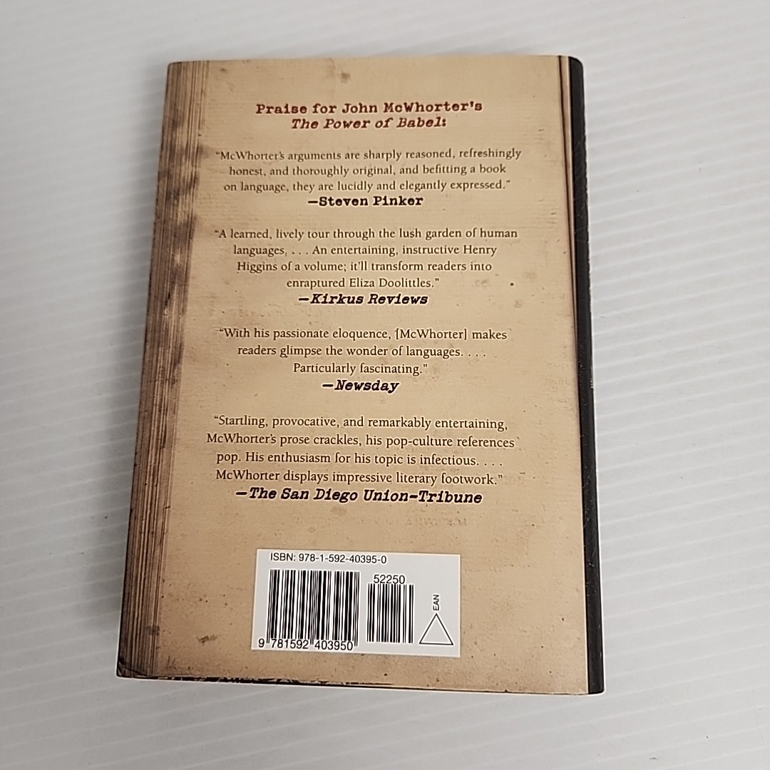 OUR MAGNIFICENT BASTARD TONGUE: THE HISTORY English By John Mcwhorter Hardcover