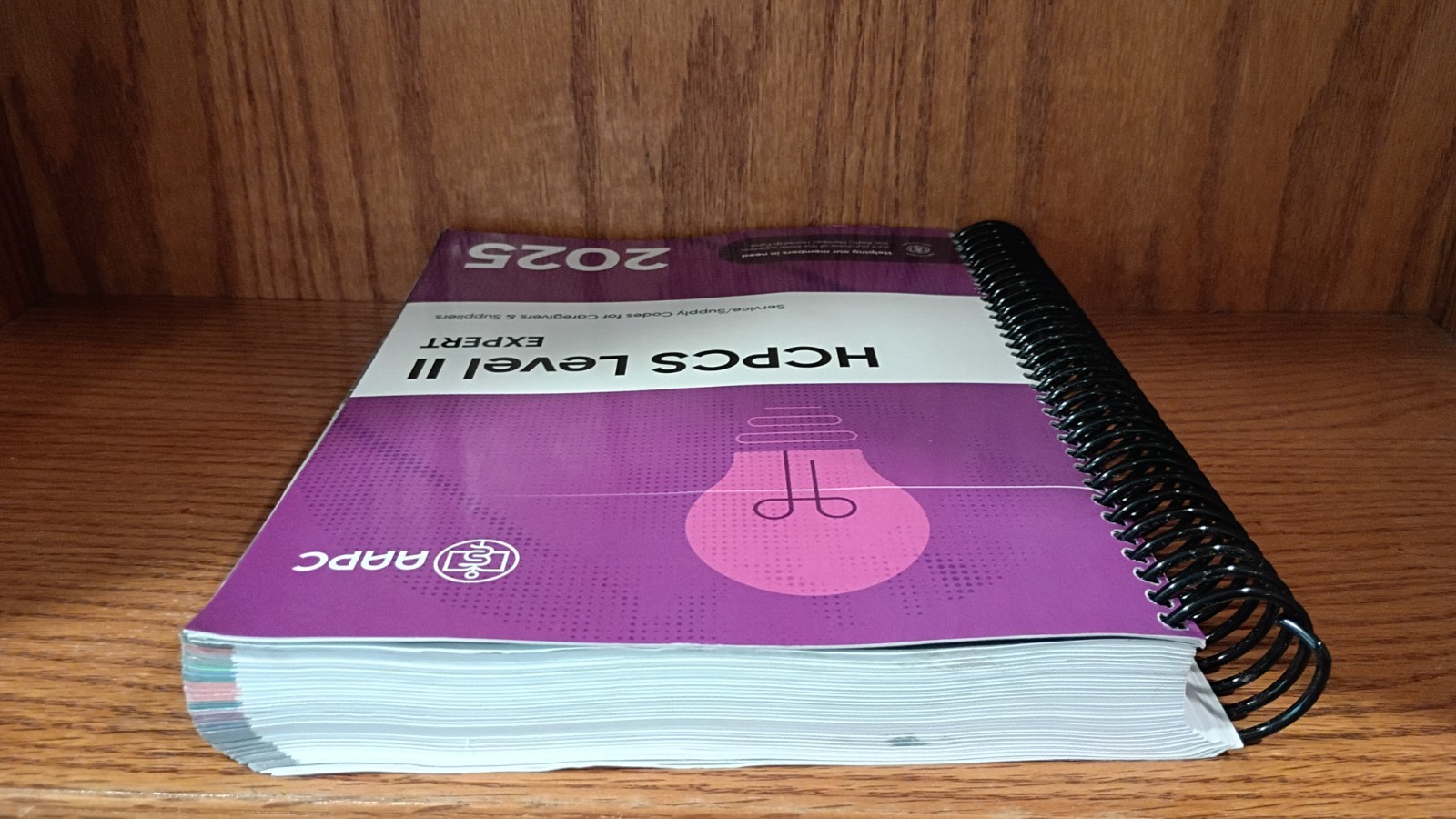 AAPC HCPCS Level II Expert 2025 Spiral Textbook Medical Coding English