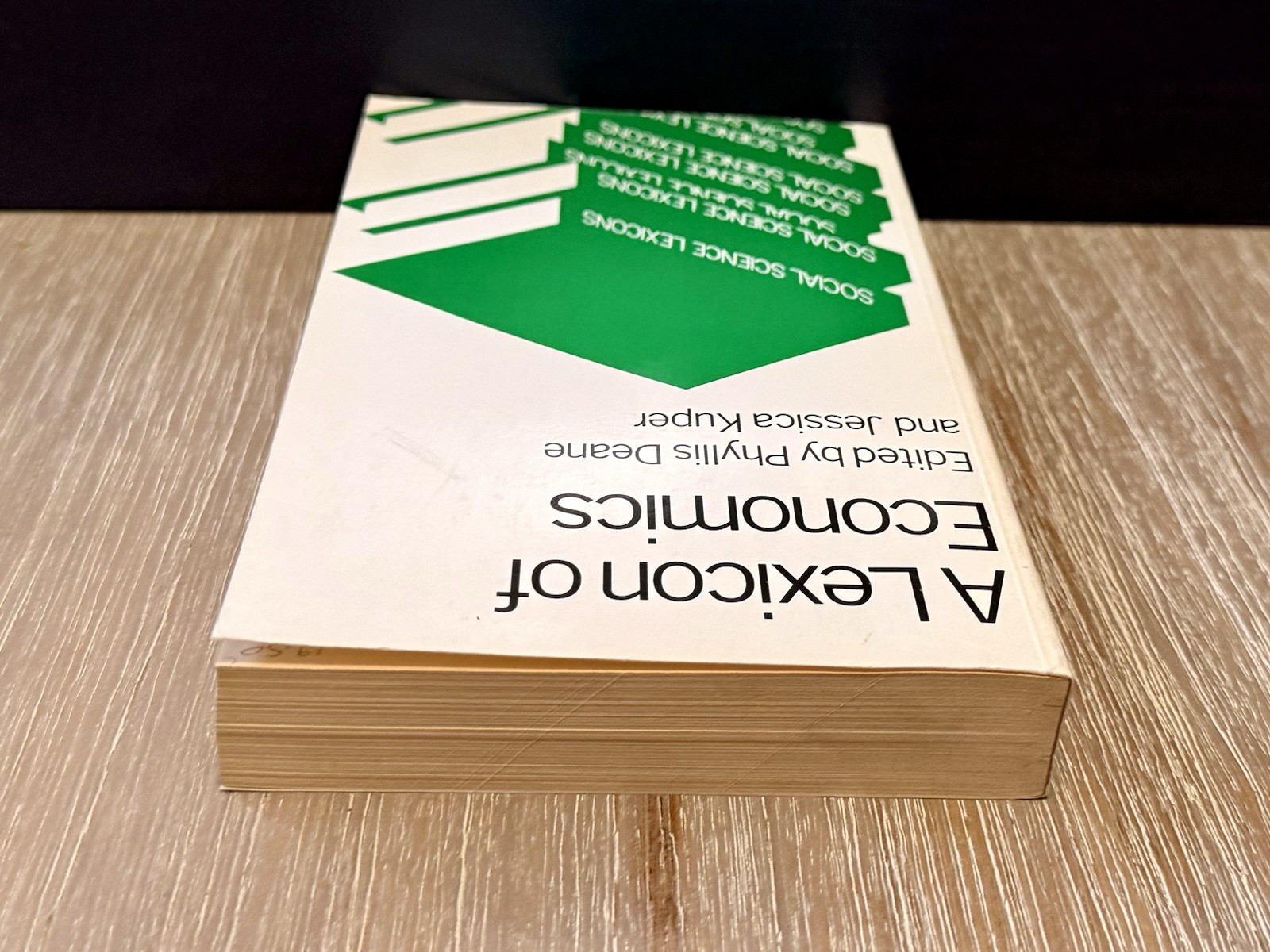 A Lexicon of Economics (Social Science Lexicons) Edited by Phyllis Deane 1988 SC