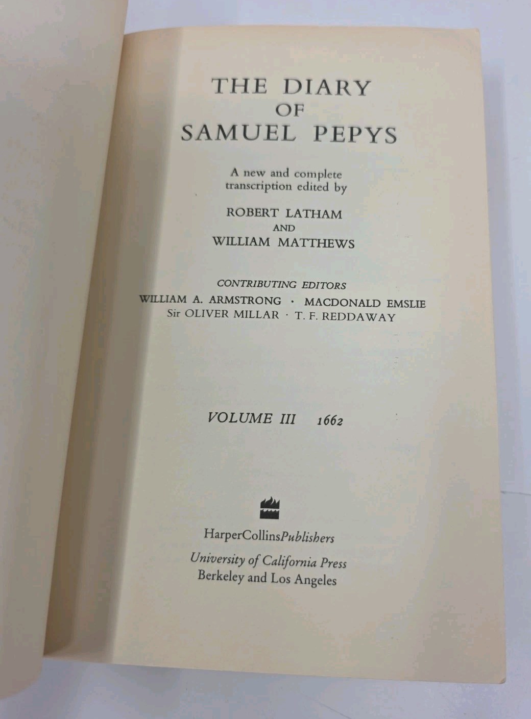 The Diary of Samuel Pepys Latham RARE 9 Volume’s Out Of 11 Lot Book Set