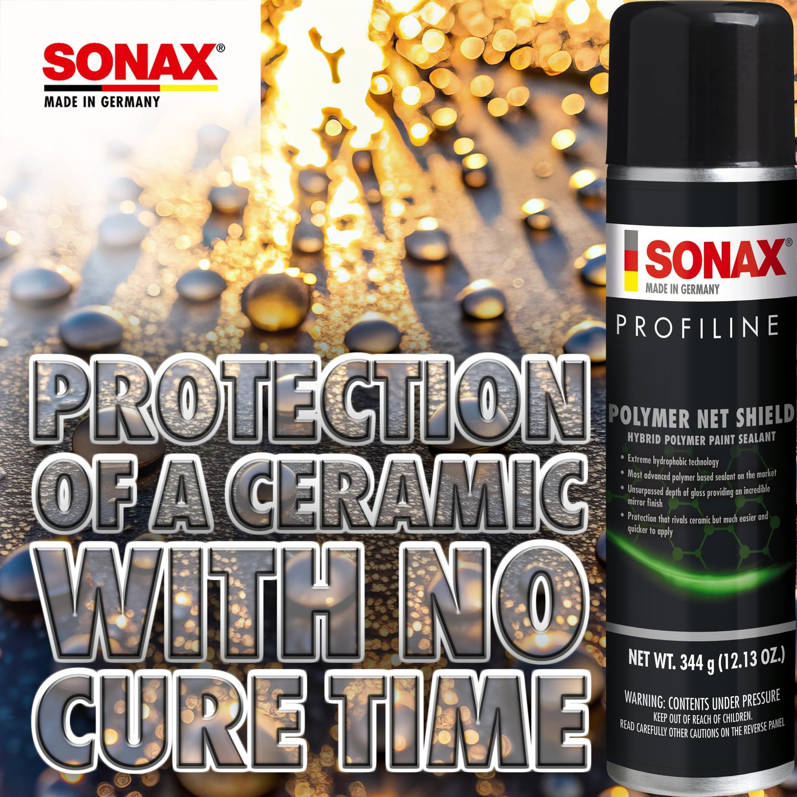Polymer Net Shield 223300 | Aerosol-Based Polymer Spray Sealant for Paint Pro…