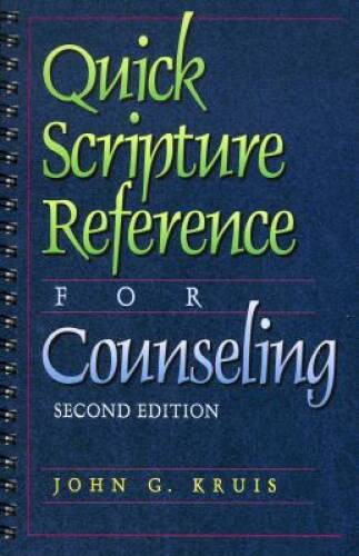 Quick Scripture Reference for Counseling – Paperback – ACCEPTABLE