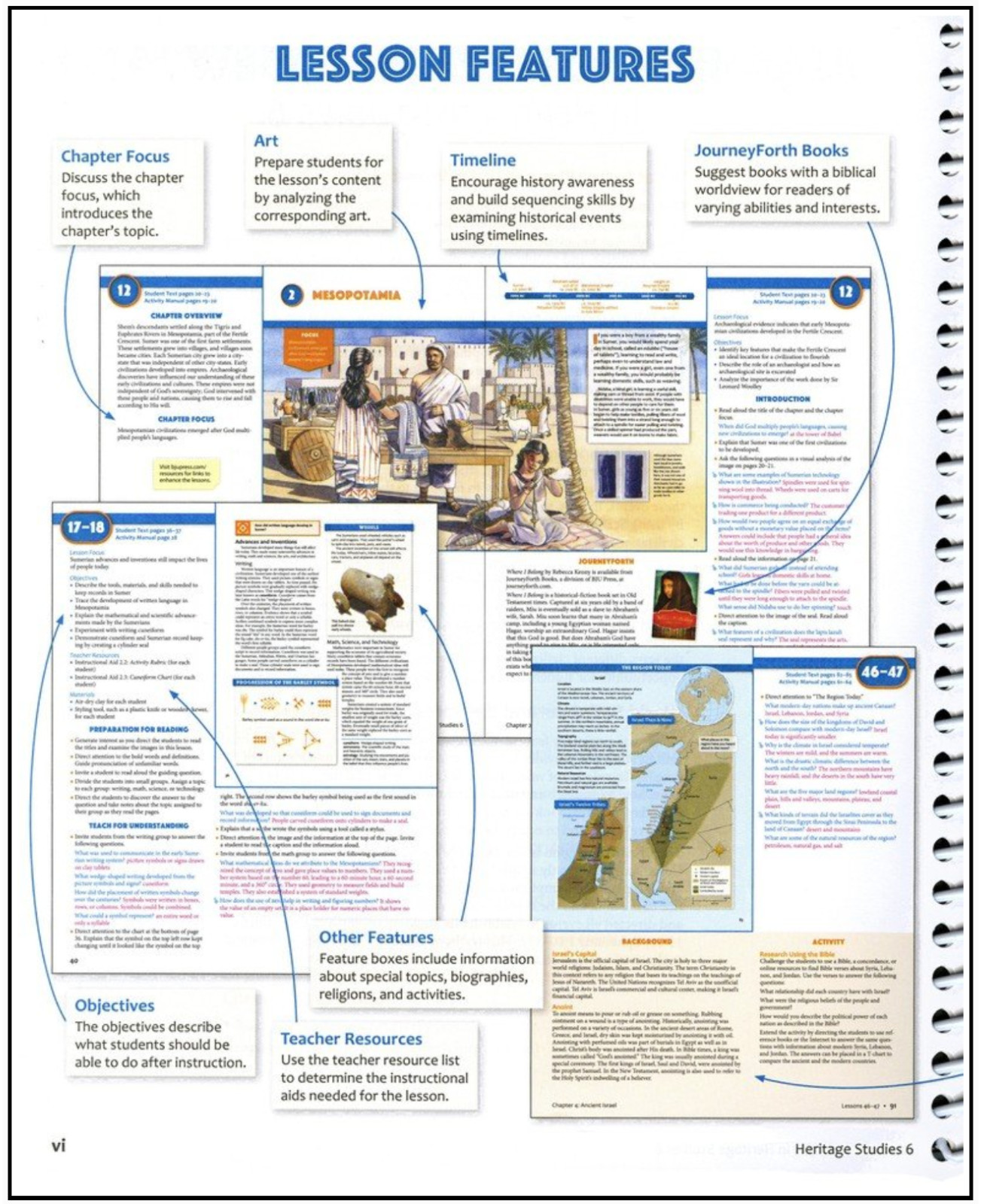 NEW BJU Press 6th grade HERITAGE STUDIES 6 Complete Subject Kit 4th ed HISTORY