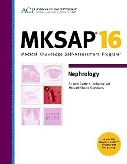 MKSAP 16 Nephrology : Medical Knowledge Self-Assessment Program P