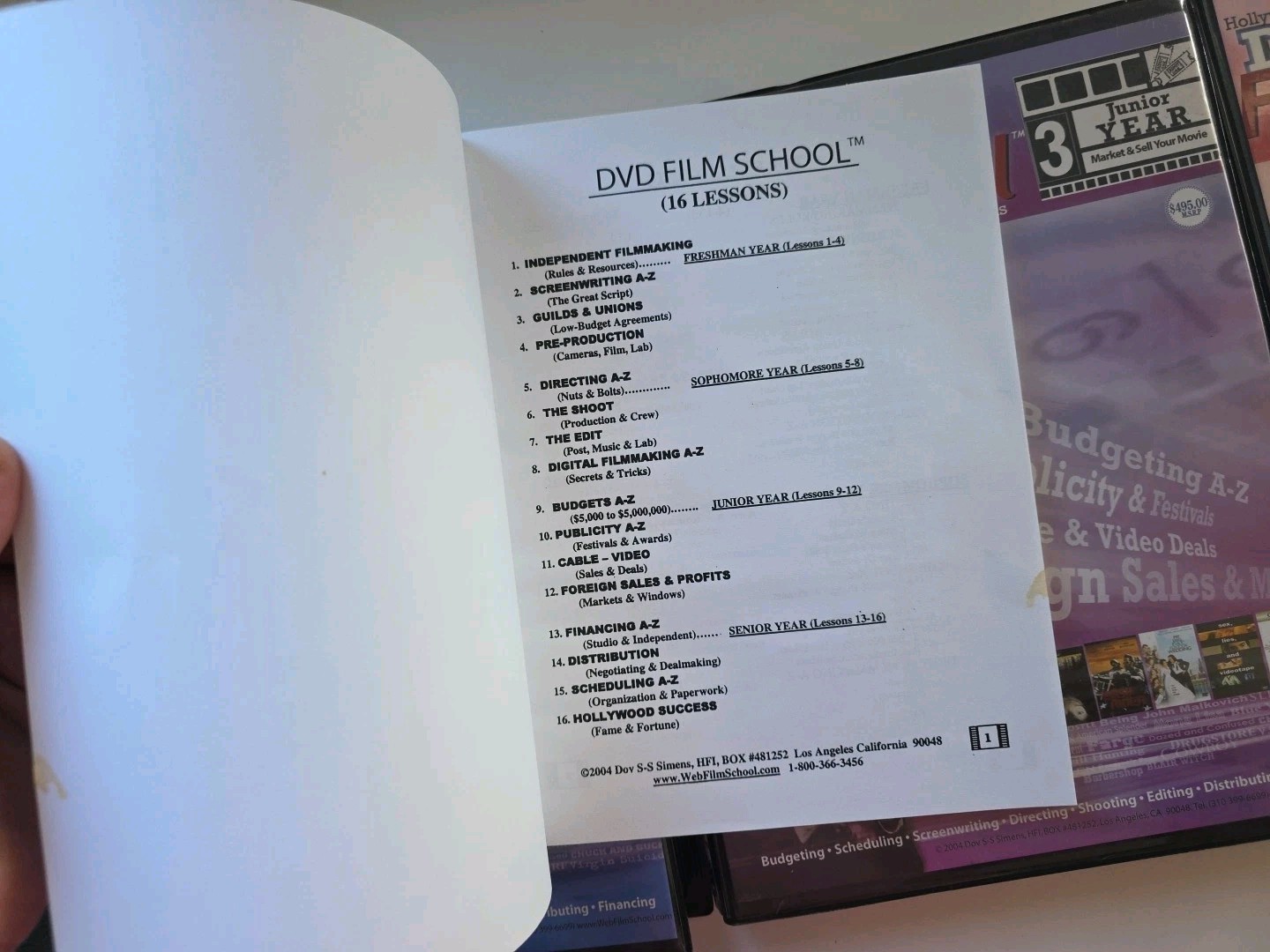 LOT Hollywood Film Institute’s DVD School Course Dov S-S Simens 1 3 4 Class