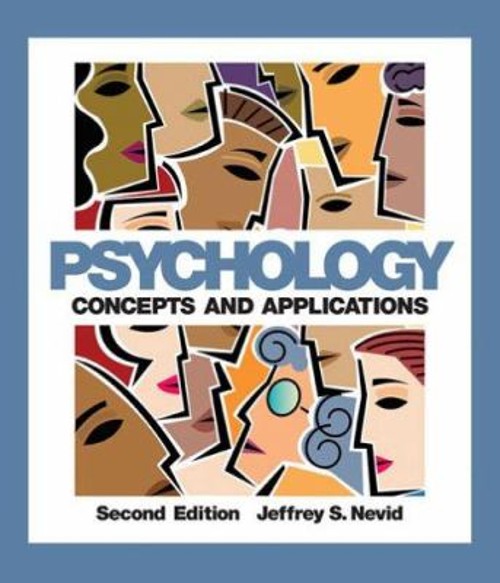 Psychology : Concepts and Applications Hardcover Jeffrey S. Nevid