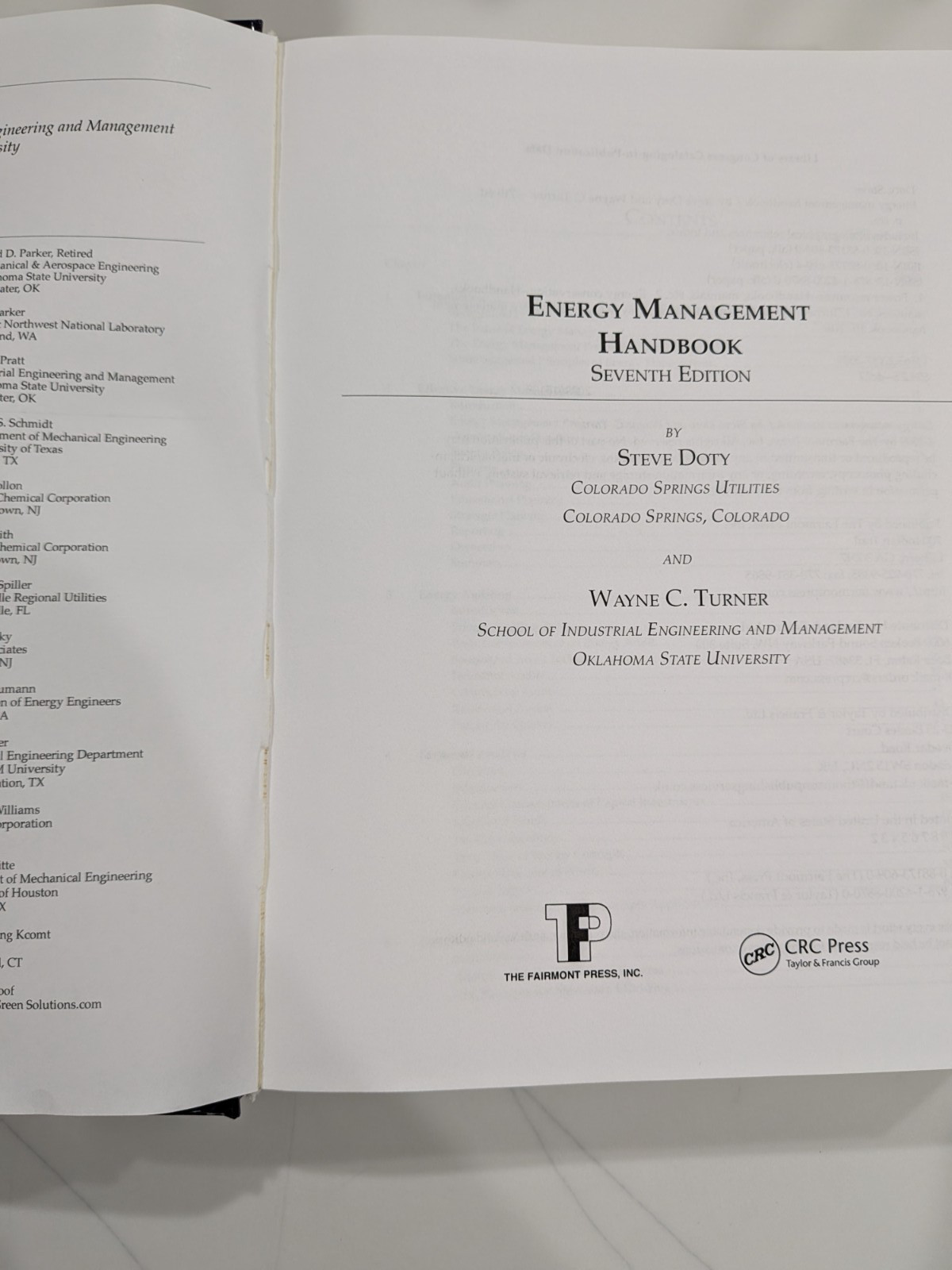 Energy Management Handbook | Doty & Turner 7th Ed | Engineering HVAC Bible