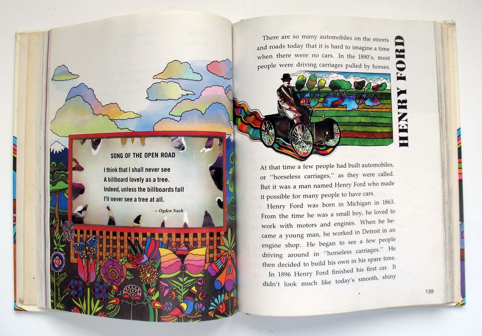 Panorama Houghton Mifflin Reader Textbook 1974 by William K Durr