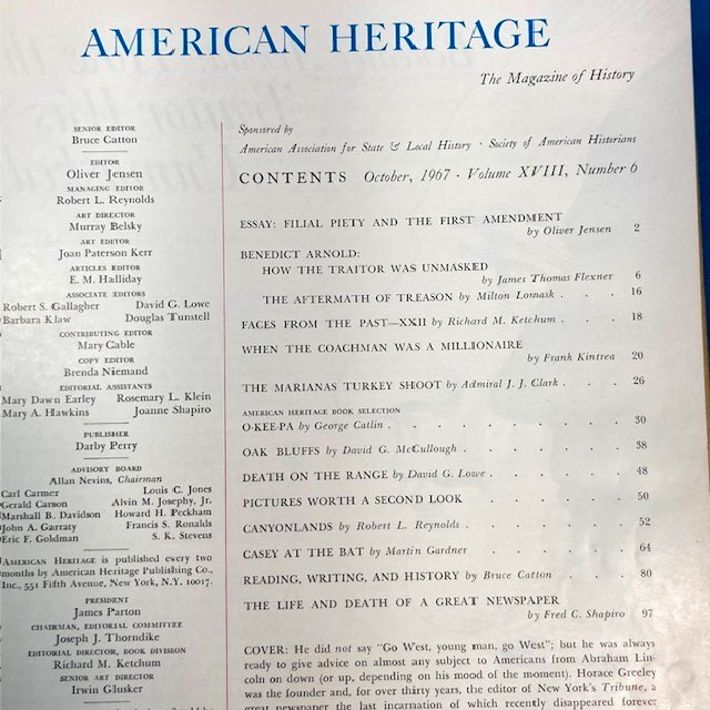 American Heritage, Hardcover Books, Apprx 100 pages each, 1962 & 67’s “YOU PICK”