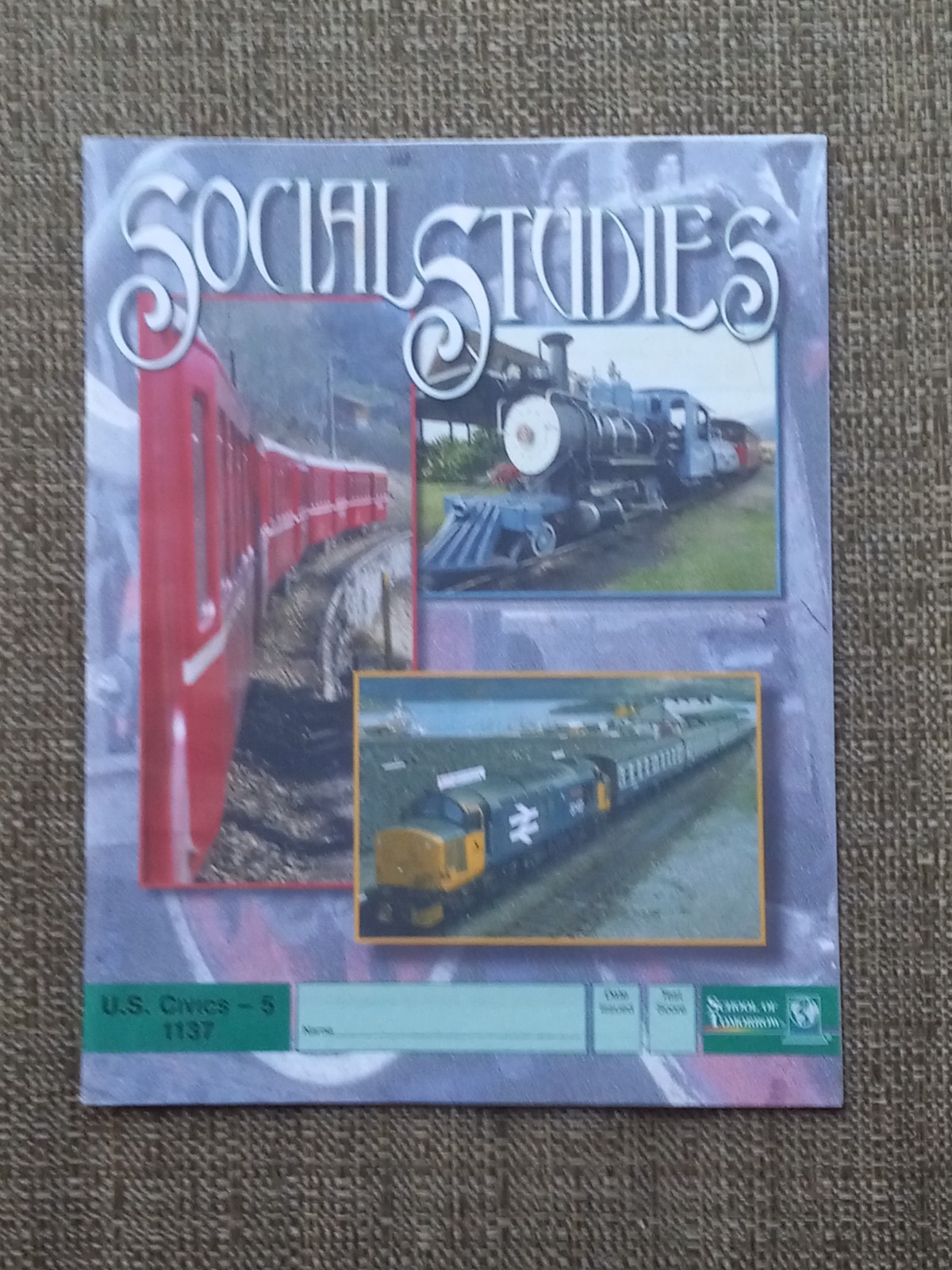 ACE Paces School of Tomorrow Social Studies U.S. Civics Student Book New!!!