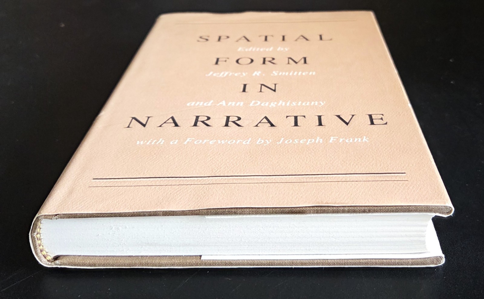 SPATIAL FORM IN NARRATIVE – Jeffrey Smitten & Ann Daghistany, Ed. (hc/dj) 1981