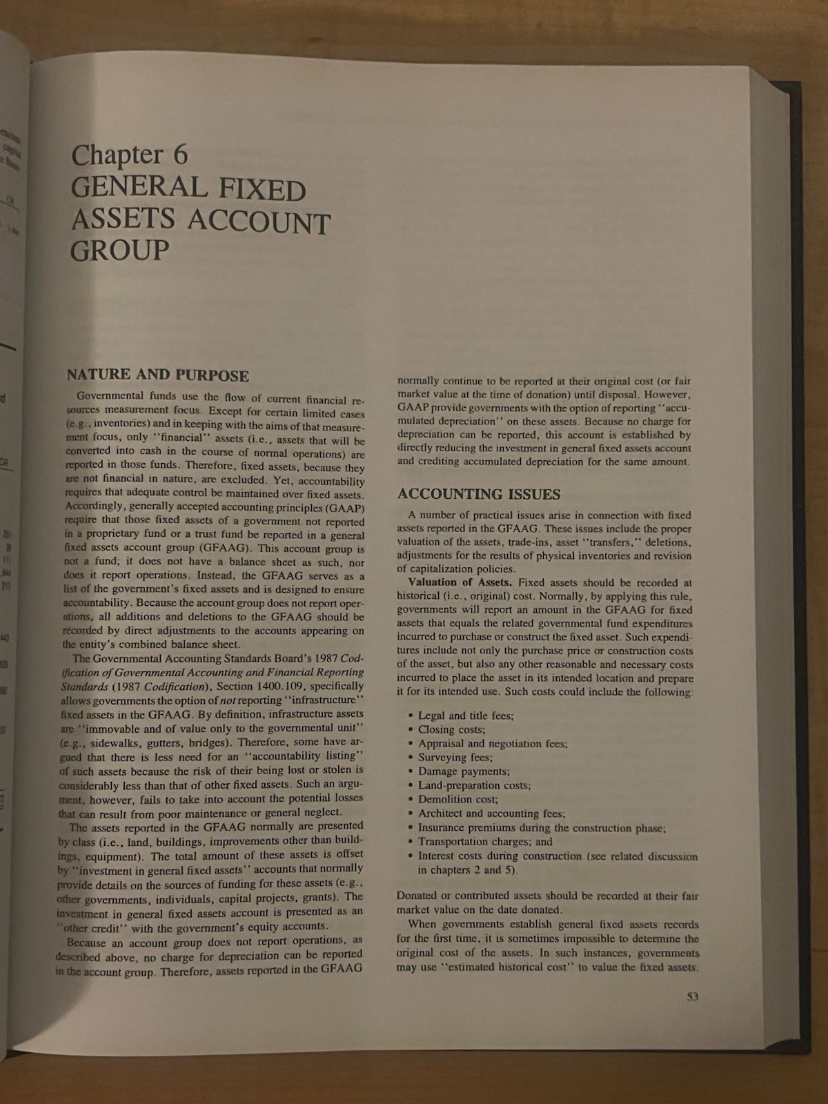 GAAFR Governmental Accounting, Auditing and Financial Reporting 1988 Hardcover