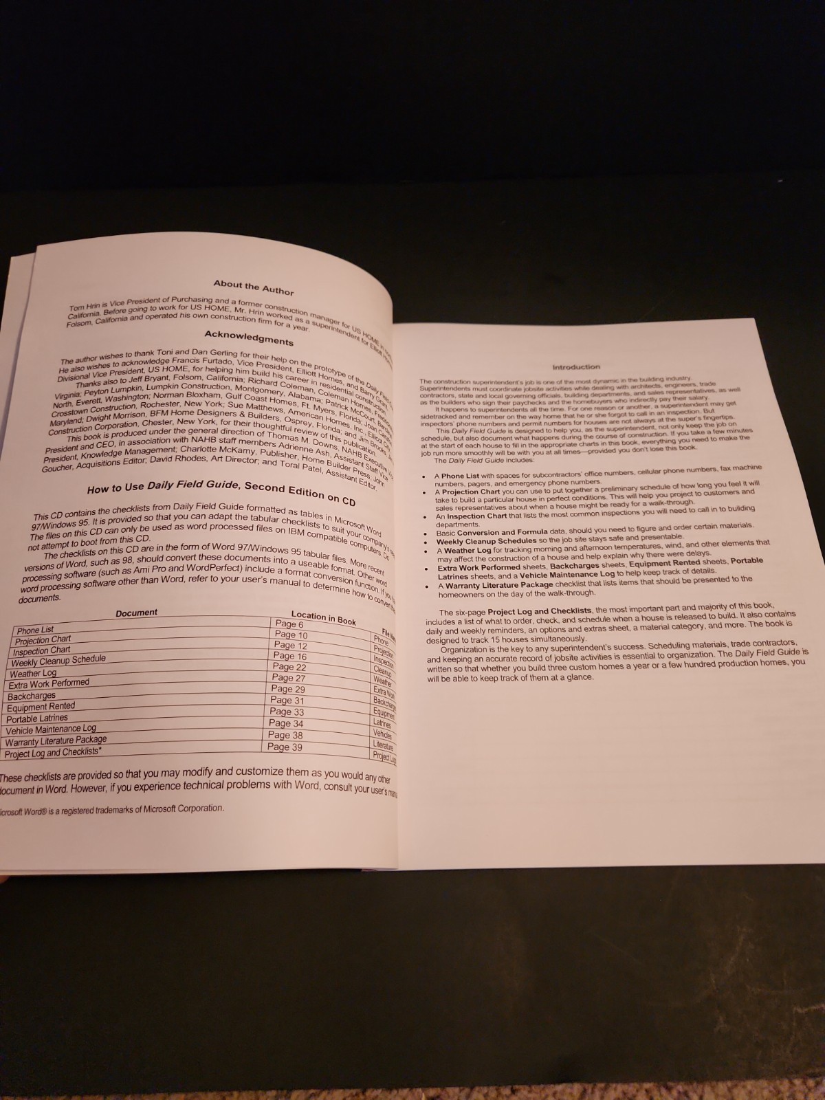 Daily Field Guide: A Logbook for Home Builders, Second Edition – paperback T…