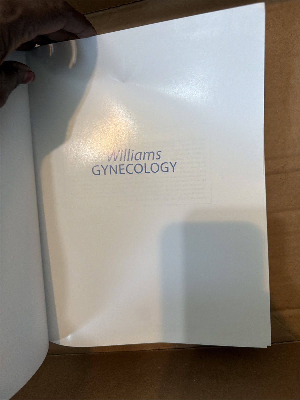 Williams Gynecology, Fourth Edition