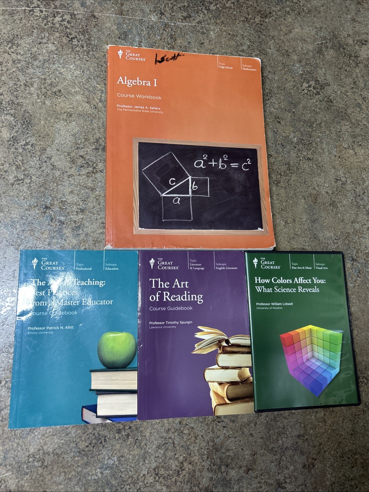 The Great Courses LOT of 32 Complete Sets of Books/DVDs/CDs (Most are Brand New)