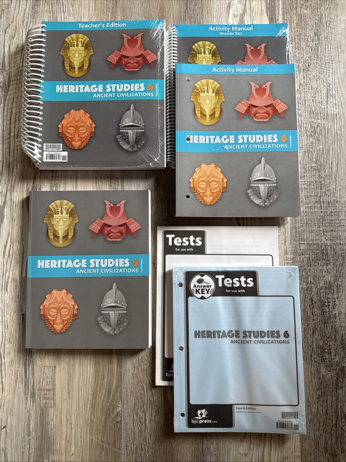 NEW Complete! BJU Heritage Studies 4th Ed. Grade 6 Third History Homeschool Kit