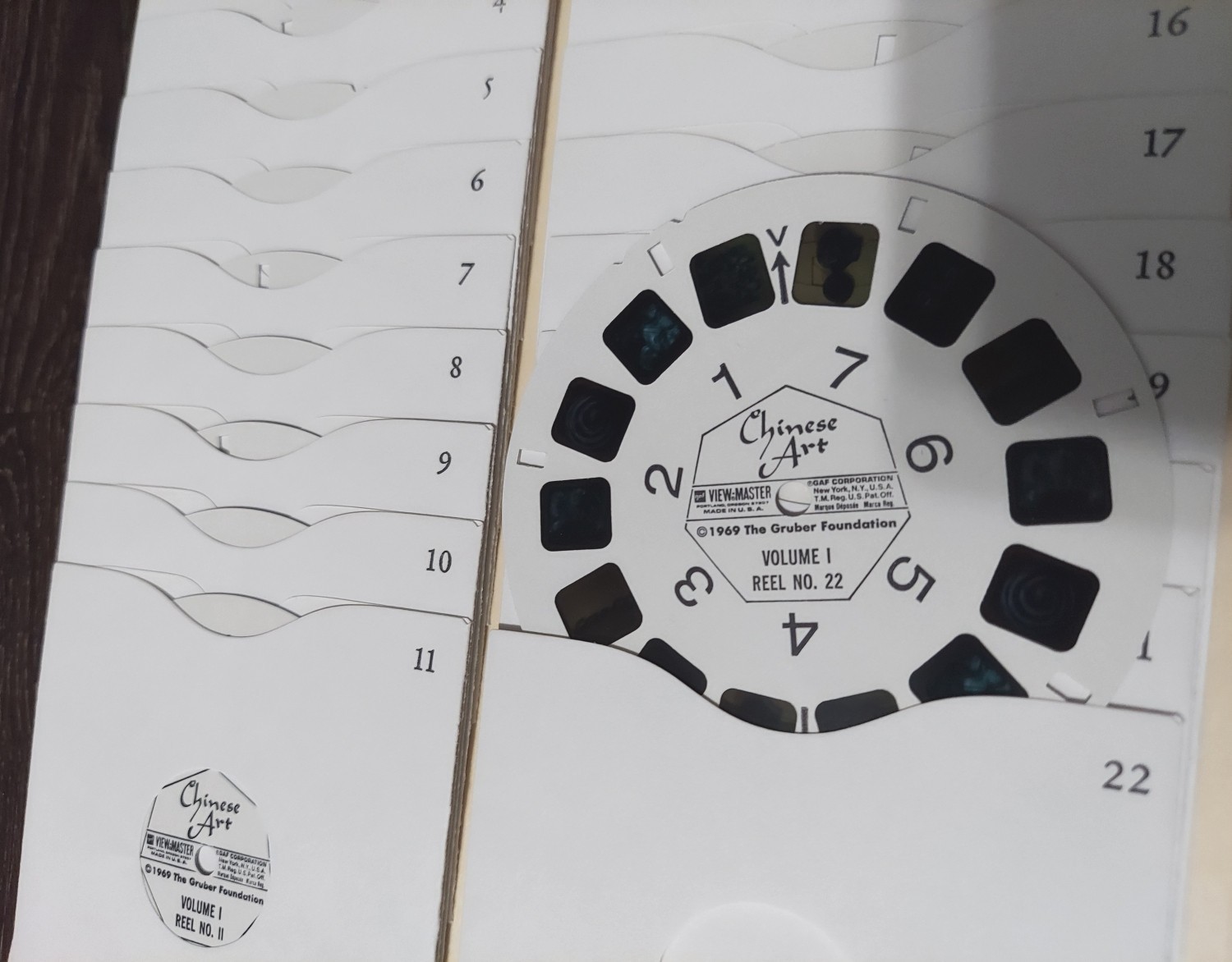Chinese Art 4 Volume Book Set 180 Reels View-Master Harry M Garner