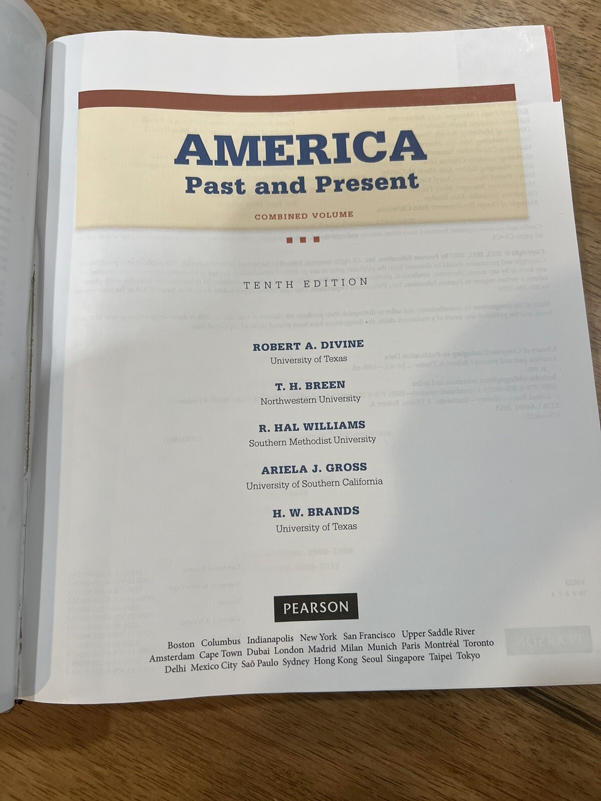 America Past Present Combined Vol 13:978-0-205-90519-5 , 13: 978-0-205-90547-8
