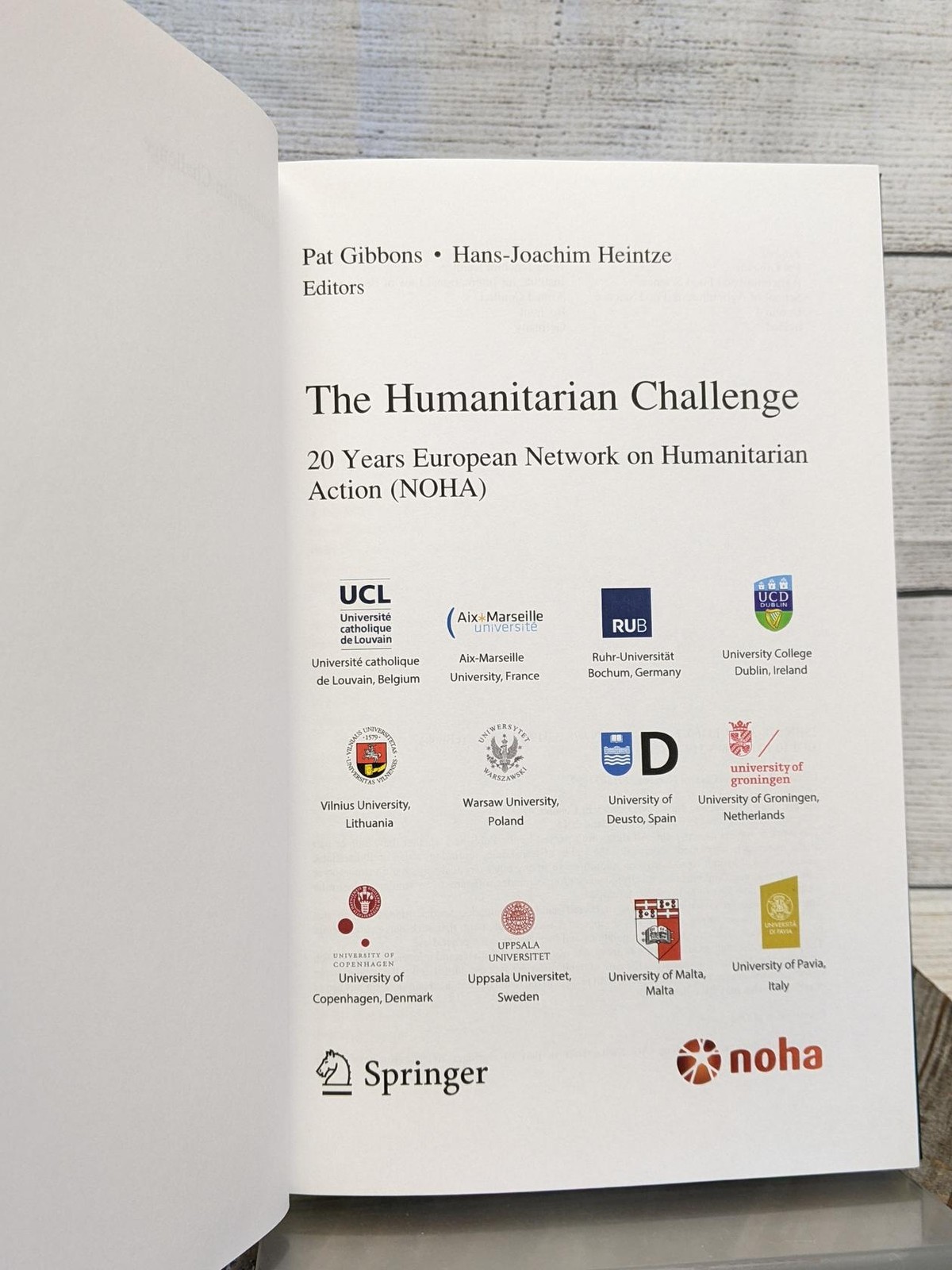 The Humanitarian Challenge: 20 Years on NOHA 2015 Hardcover Book