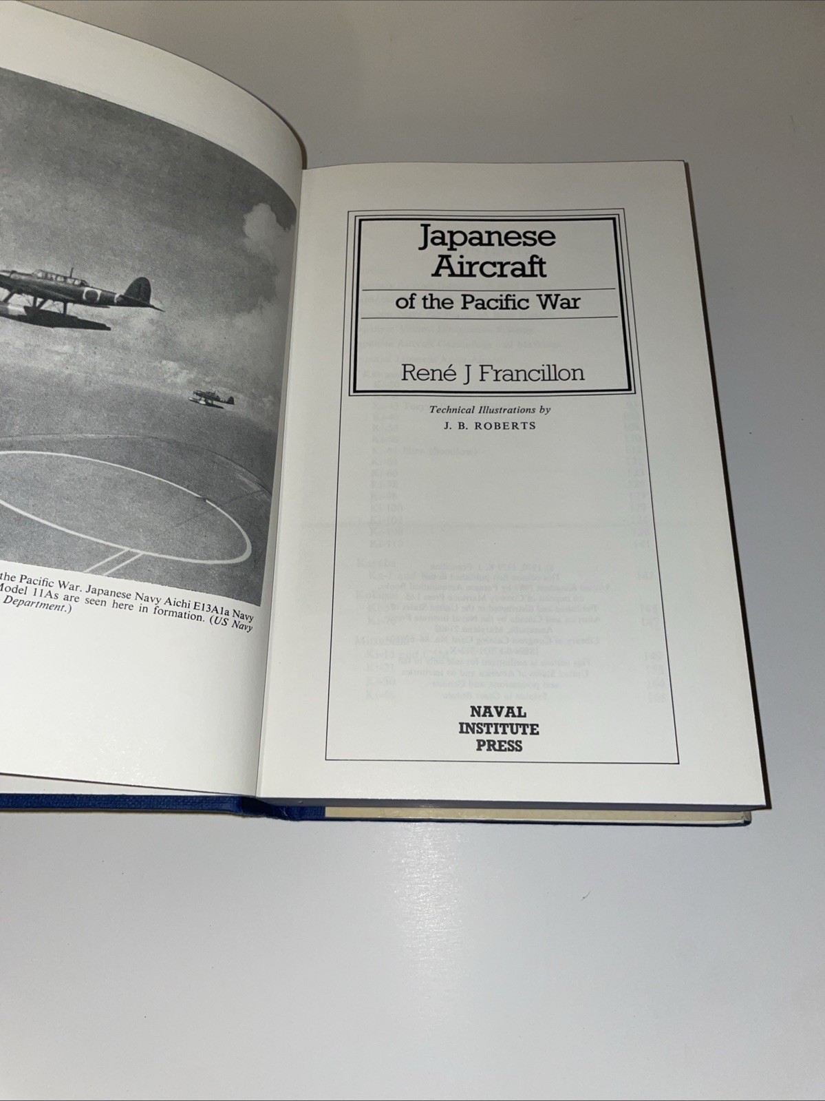 Japanese Aircraft of the Pacific War by Rene J Francillon Revised Second Edition