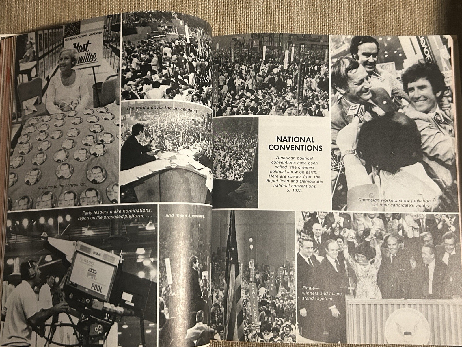 Vintage U.S. Civics Textbook ‘Practical Politics And Government In The U.S.’ ‘76
