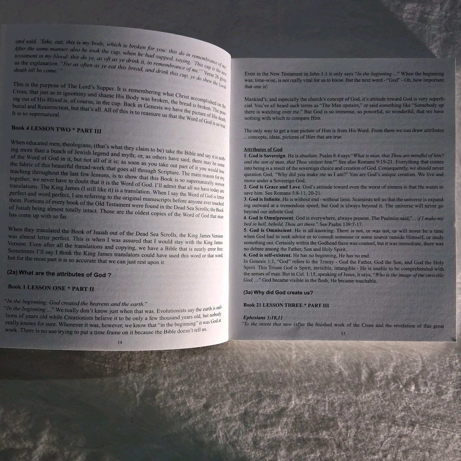 Questions and Answers from the Bible by Feldick, Les E. Please Read