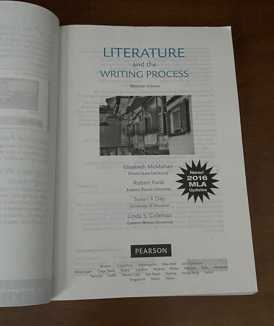Literature and the Writing Process, MLA Update by Susan X. Day
