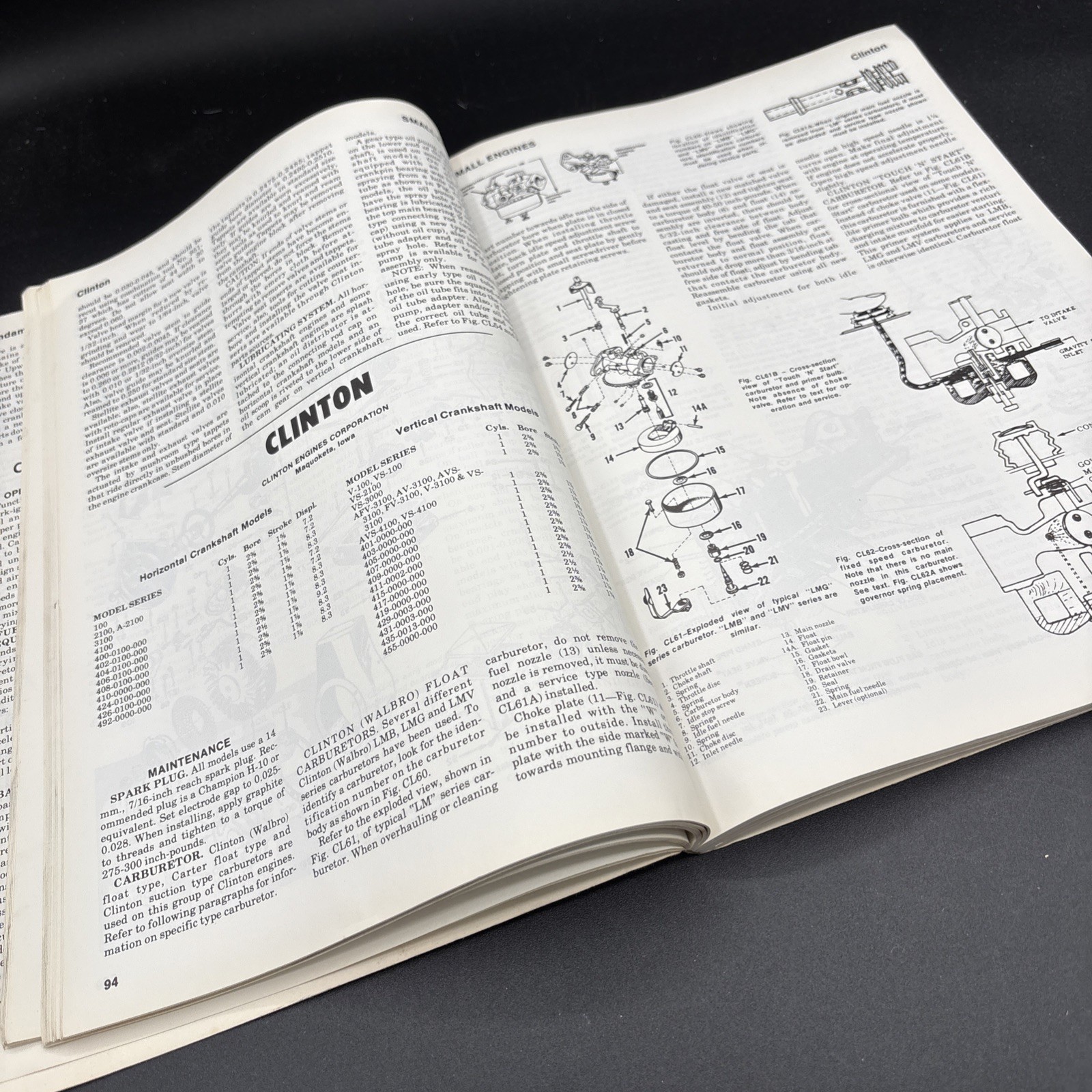 1973 Small Engines Service Manual 10th Edition Reference Repair Maintenance
