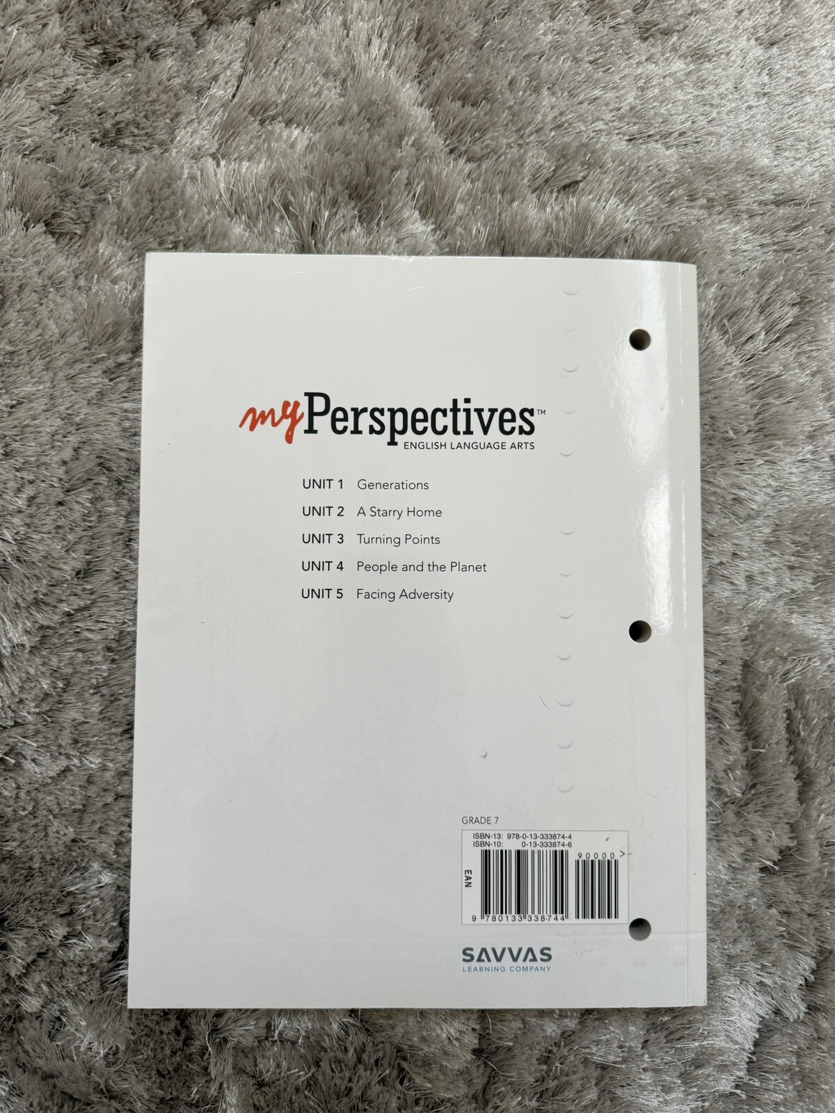 NEW Grade 7 My Perspectives Student Edition 2017 English Language Arts 500+Pages