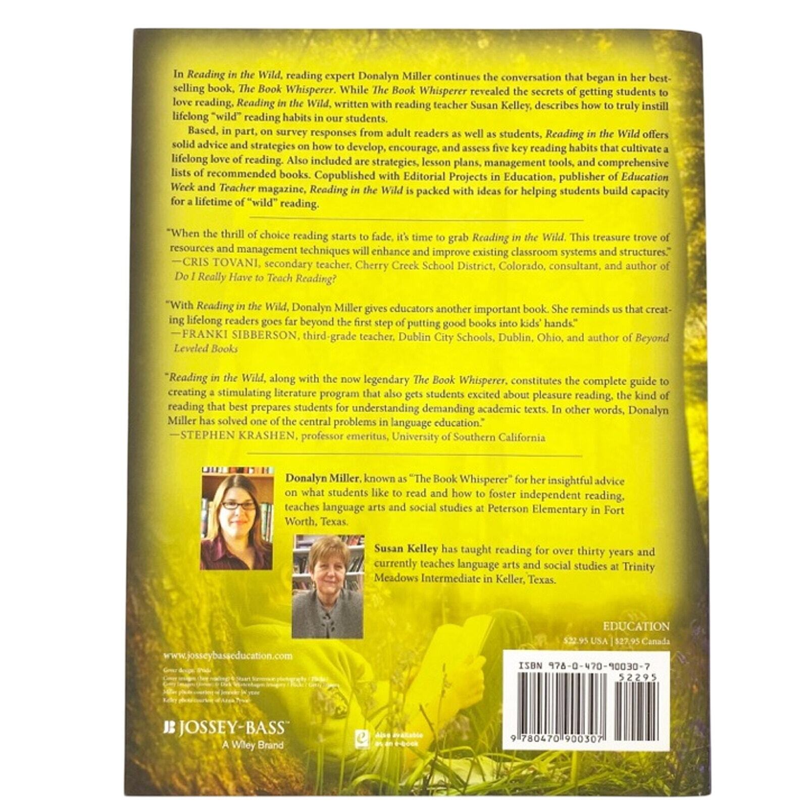 Reading in the Wild by Donalyn Miller BOOK teaching education teachers school
