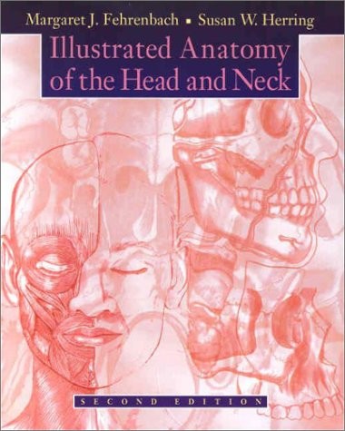 ILLUSTRATED ANATOMY OF THE HEAD AND NECK By Fehrenbach Margaret J. Rdh Ms