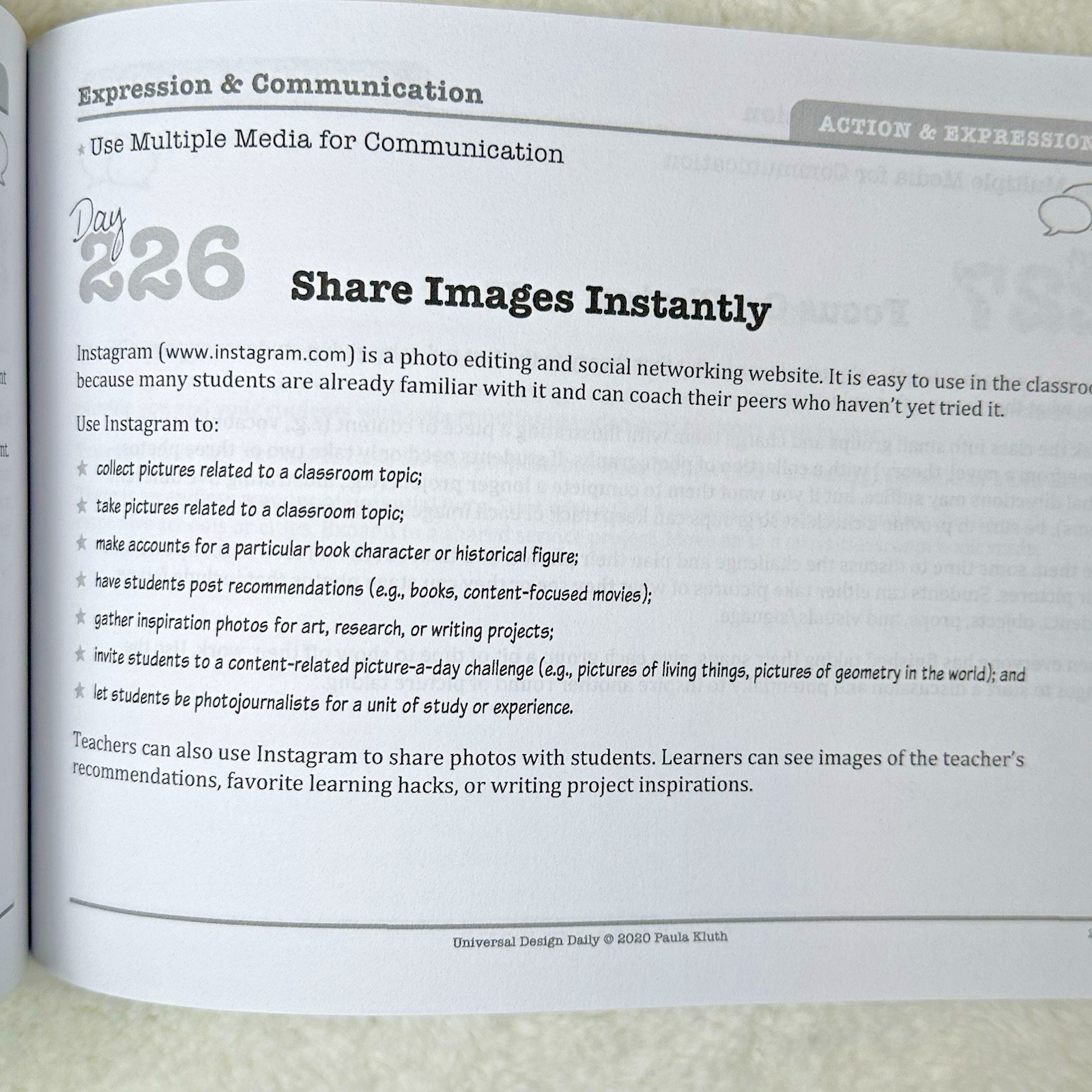Universal Design Daily: 365 Ways to Teach, Support Using UDL 2nd Ed, Paula Kluth