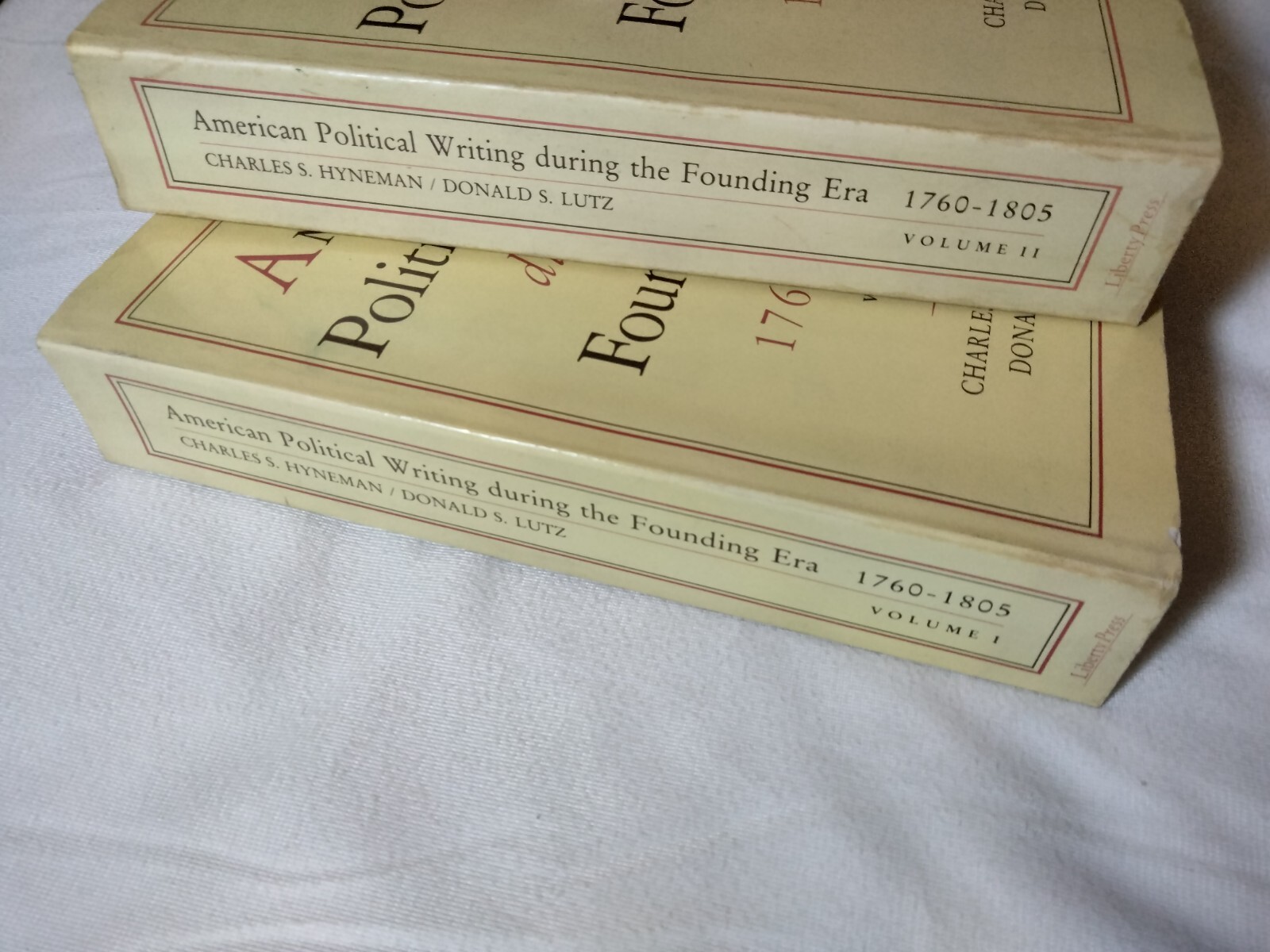 American Political Writing During the Founding Era: 1760-1805 Volume 1, 2