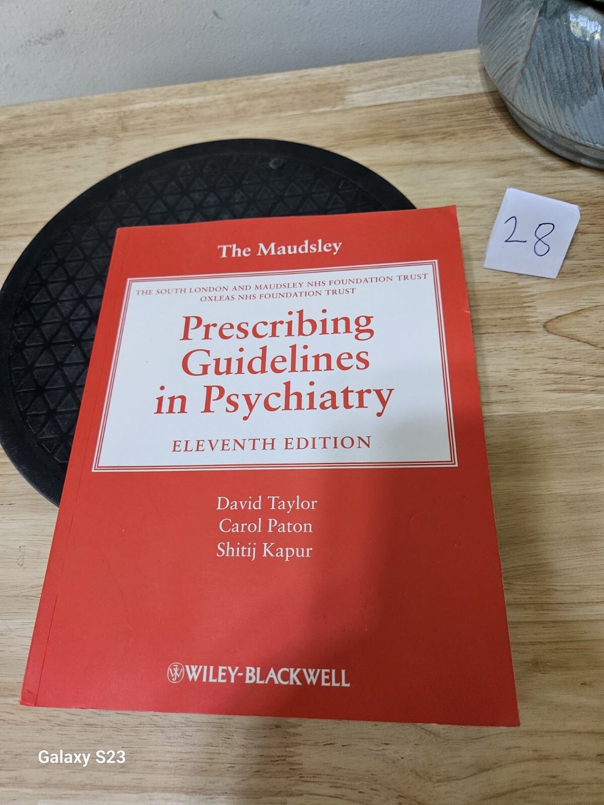 The Maudsley Prescribing Guidelines in Psychiatry by David Taylor 2012