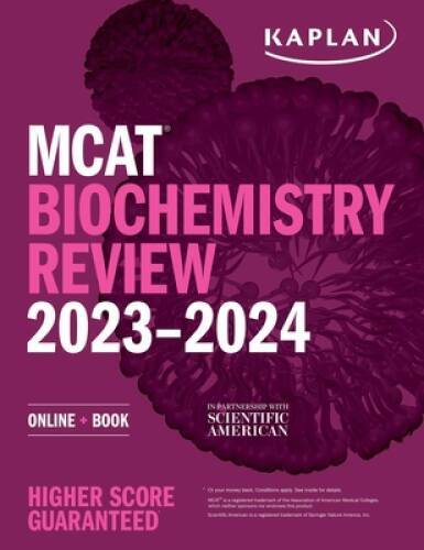 MCAT Biochemistry Review 2023-2024: Online Book (Kaplan Test Prep) – GOOD