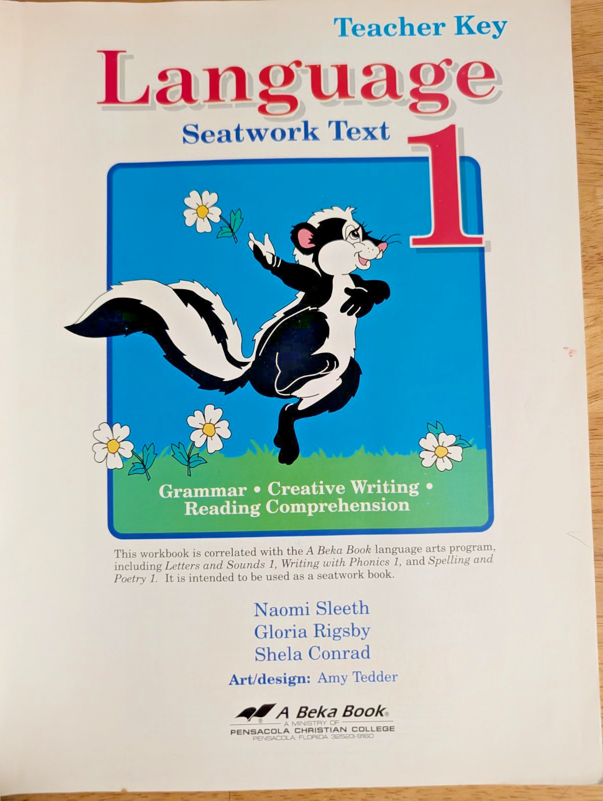 Abeka Language 1, Letters and Sounds 1 Teacher Key Books A Beka